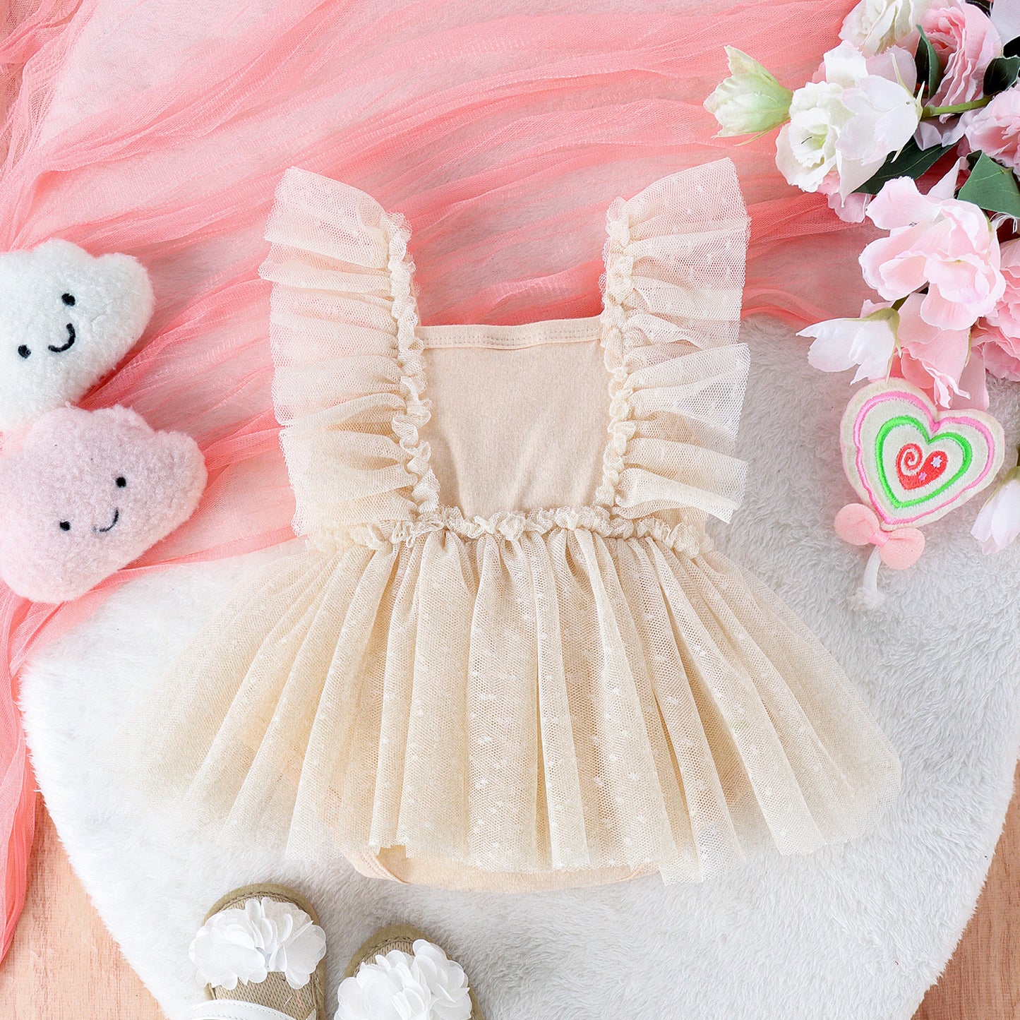 Jumpsuit Baby Net Skirt Princess Poris Dress Baby Skirt Baby Body Pants Jumpsuit